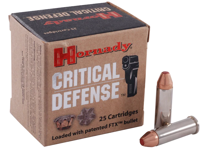 Hornady Critical Defense Ammunition 38 Special 110 Grain FTX Box of 25