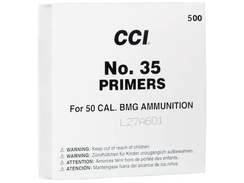 CCI 50 BMG Military Primers #35 Box of 500