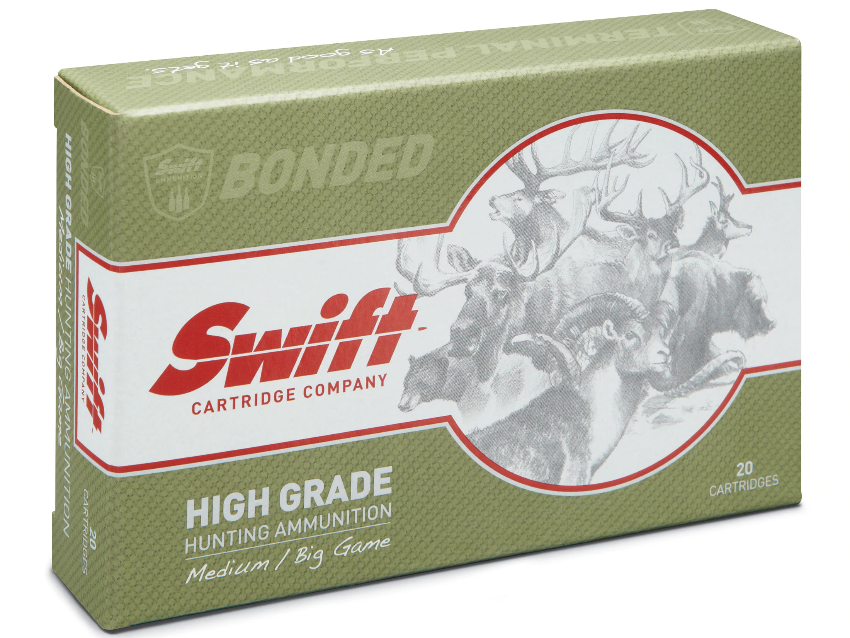 Swift High Grade Big Game Hunting Ammunition 270 Winchester 150 Grain Swift A-Frame Box of 20