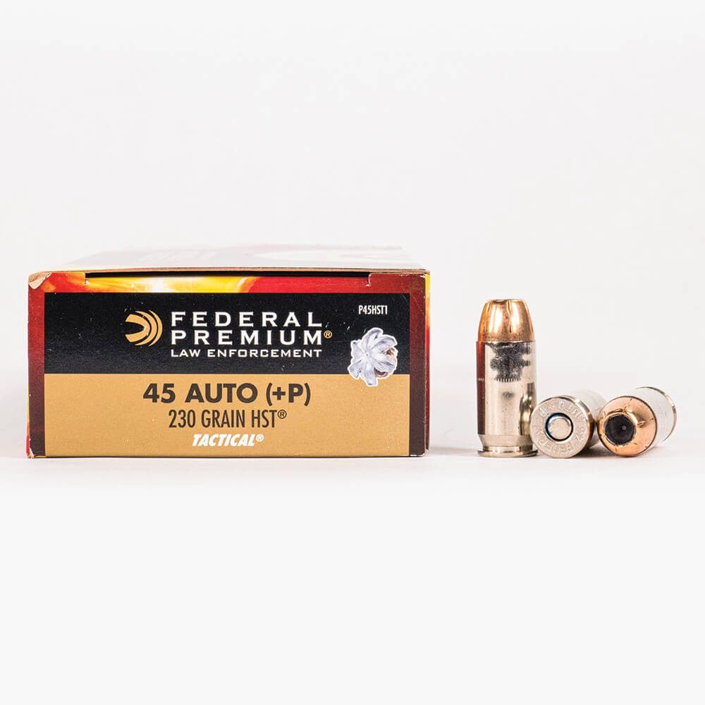 Federal HST LE (P45HST1) – 45 ACP – 230 gr JHP +P – 1000 Rounds