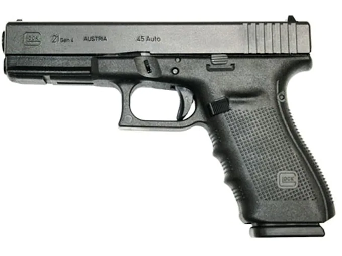 Glock 21 Gen 4 Semi-Automatic Pistol 45 ACP 4.61" Barrel 13-Round Black