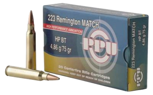 Prvi PPU 223 Rem Ammunition 500 rounds Brass casing