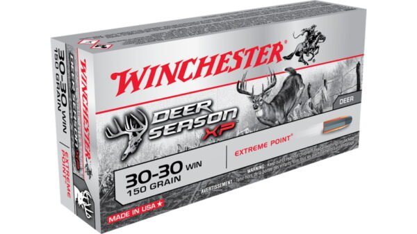 Winchester DEER SEASON XP .30-30 Winchester 150 grain Extreme Point Polymer Tip Centerfire Rifle Ammunition 500 rounds