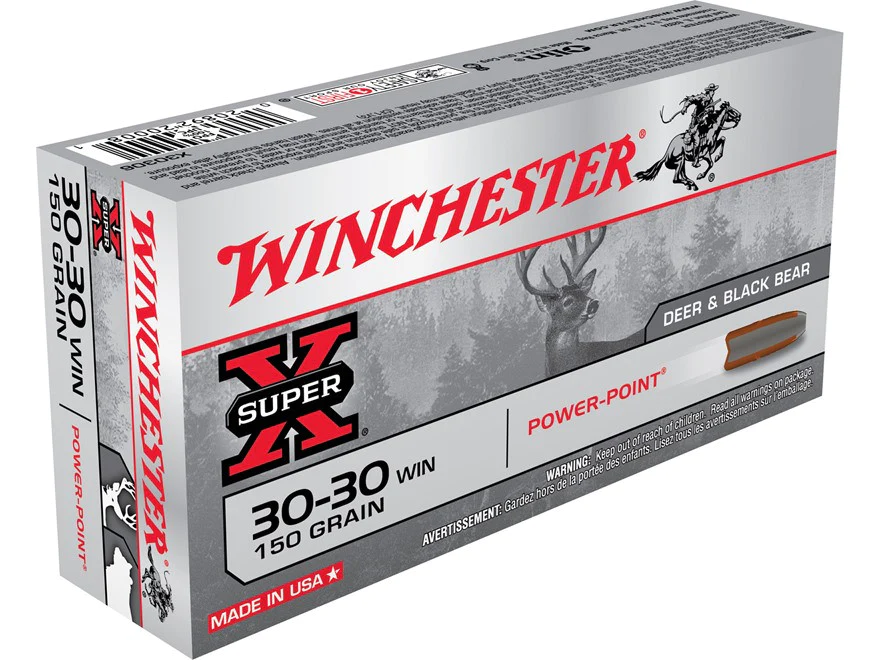Winchester Super-X Ammunition 30-30 Winchester 150 Grain